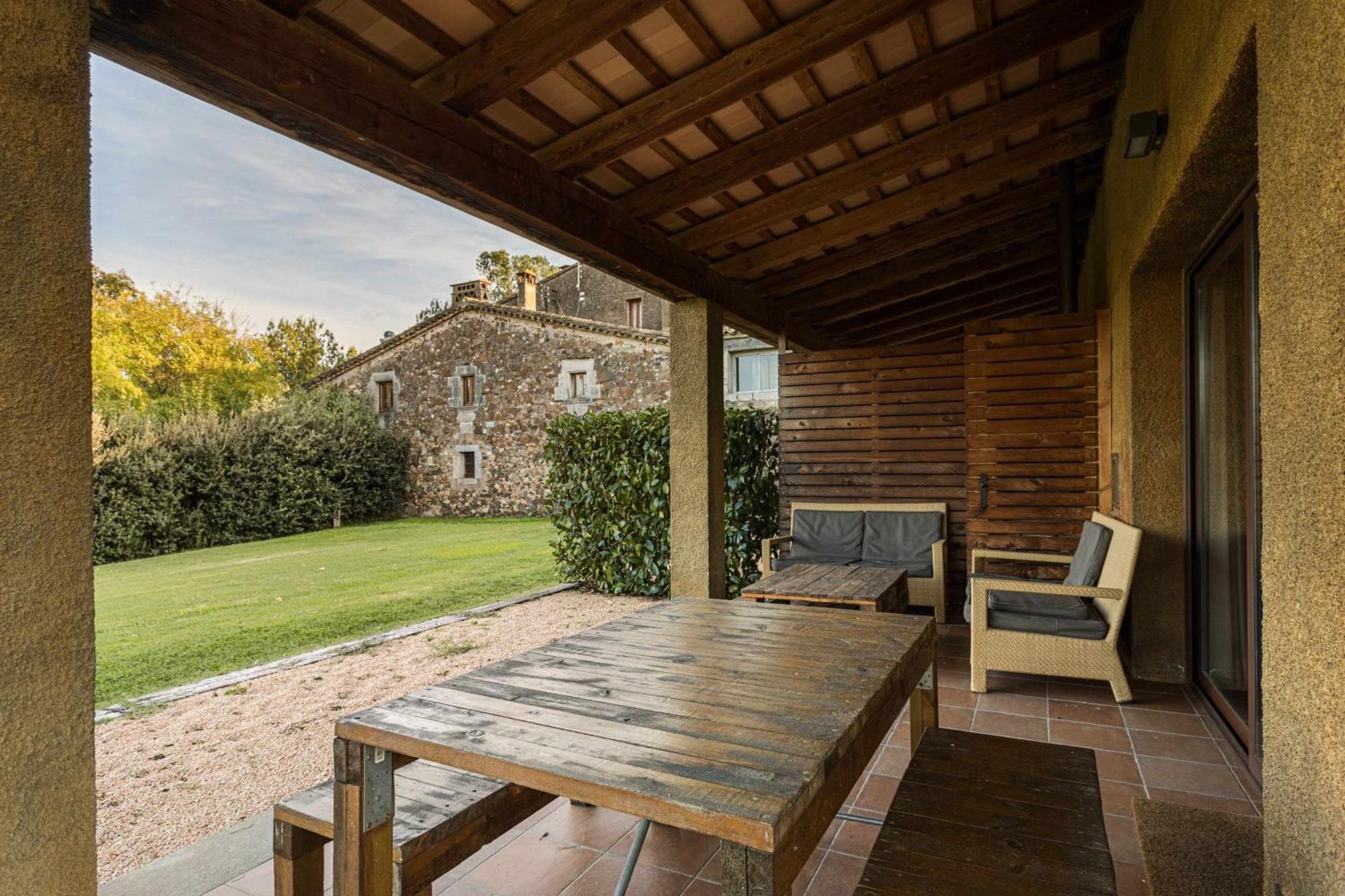 Вилла Mas Garriga Turisme Rural Жирона Экстерьер фото